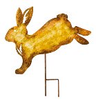 coniglio stick 32x27 cm + stick 19 cm; 4 pz.