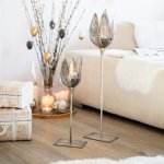 tealight holder blossom 40 cm 2 pcs.
