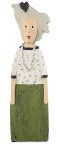 dame avec jupe vert 39 cm 2 pcs.