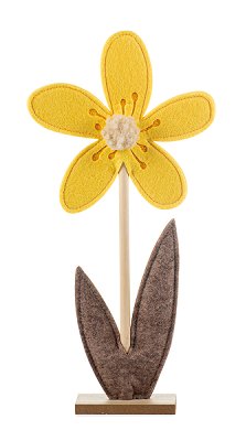 Blume gelb 34 cm VE 12
