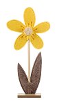 fiore giallo 34cm; 12 pz.