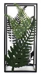Lantern with fern 14x29 cm 4 pcs.