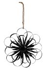 Anhänger Blume schwarz