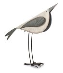oiseau gris 21 cm 6 pcs.