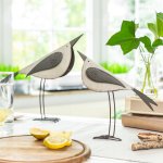 oiseau gris 26 cm 4 pcs.