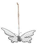 butterfly ornament 16 cm 6 pcs.