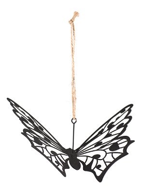 Anhänger Schmetterling schwarz