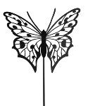 Sticker Schmetterling