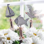 mouette sur stick 44 cm 12 pcs.