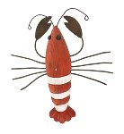 lobster 16 x 14 cm 6 pcs.