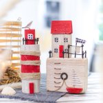 lighthouse 21 cm 6 pcs.