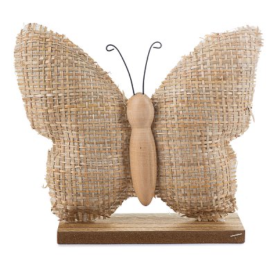 Schmetterling auf Holzbasis