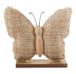 Schmetterling auf Holzbasis 16 cm VE 12