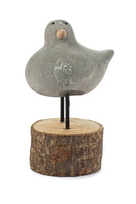 Möwe auf Holzbasis