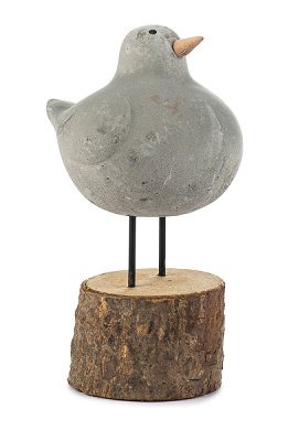 Möwe auf Holzbasis
