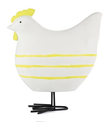 Poulet blanc avec des Bande