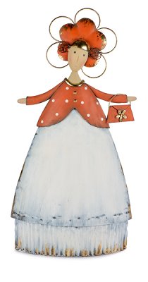 lady avec sac à main 2 pcs
