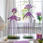 Lady avec parapluie 72 cm, 2 pcs