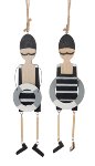 Anhänger Schwimmer 2 sort. 26 cm VE 24