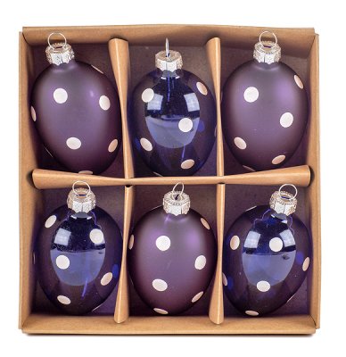 Oeuf violet ass. par 2