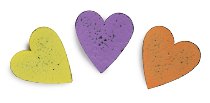 heart clip 3 ass. 7 cm 24 pcs.