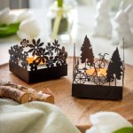 metal candle holder 7x5 cm 12 pc.
