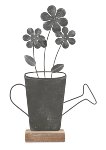 water can with flowers 24 cm 6 pc.