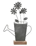 water can with flowers 24 cm 6 pc.