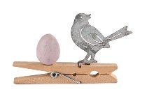clip with bird 7x5 cm 24 pc.