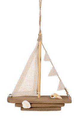 sailing boat 12x15 cm 12 pcs.