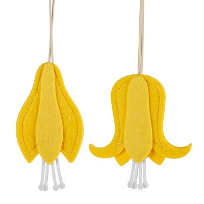 flower yellow 2 ass. 13 cm 24 pcs.