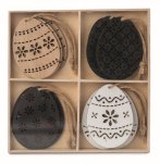 egg set of 12tlg. 4 ass 7 cm 12 SETS