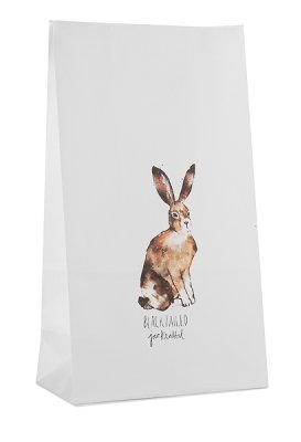Tüte mit Hase weiß
