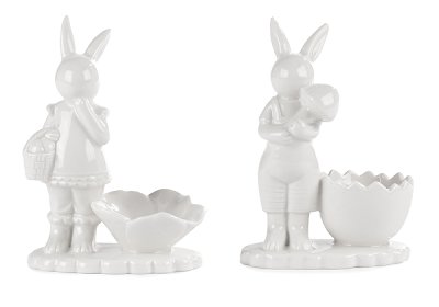 Eierbecher Hase 2 sort.