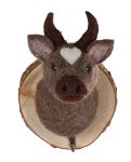 hook cow head with heart 14 cm 6 pcs.