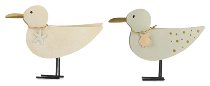 Pince oiseau ass par 2, 12 pcs, 12 cm