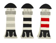 Clipper lighthouse 3 ass. 10 cm 12 pcs.