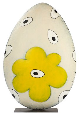 Uovo con fiore