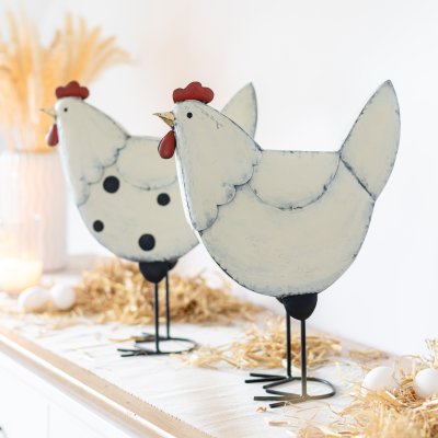 Poule  blanc