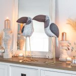 Tucan gris 55 cm 2 pc