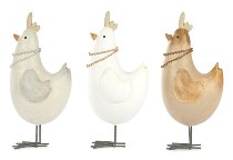 Huhn 3 sort. 20 cm VE 9