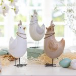 Huhn 3 sort. 20 cm VE 9