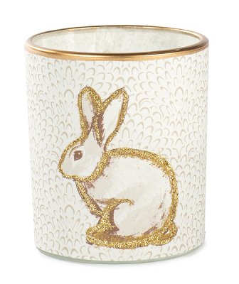 Tealightholder with rabbit