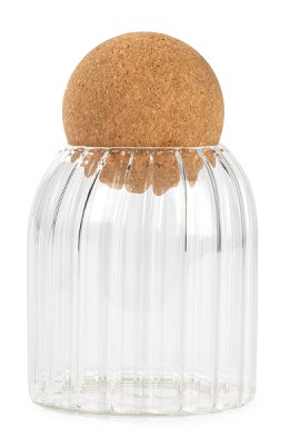 Verre avec boule de liege