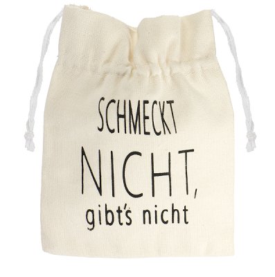 Sacchetto "schmeckt nicht..."