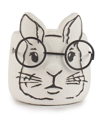 Pot de fleur lapin
