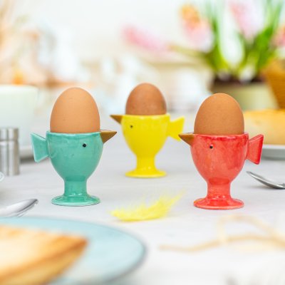 Coquetier poule, ass par 3
