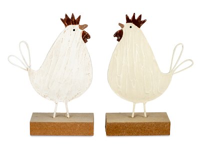 Aufsteller Huhn 2 sort.
