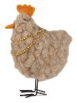 Poule beige