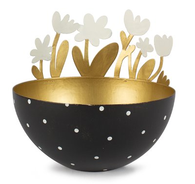 Schale mit 6 Blumen